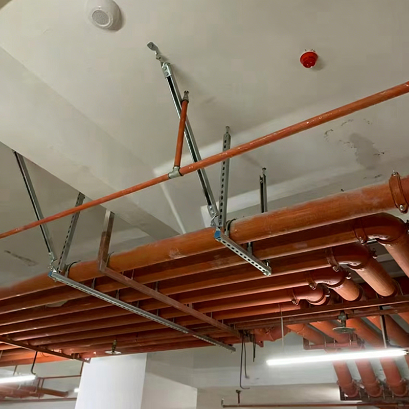 Multi-tube combined lateral seismic brace