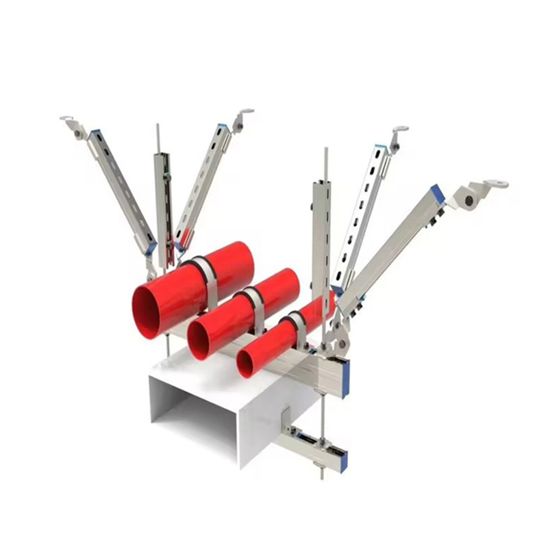 Integrated seismic bracing